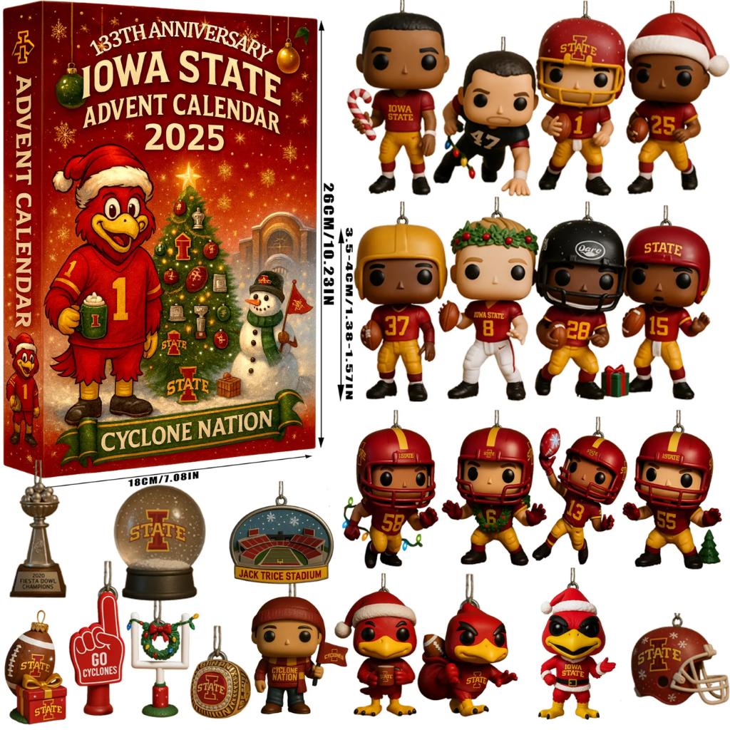 Iowa State 133rd Anniversary 2025 Advent Calendar -2D Acrylic