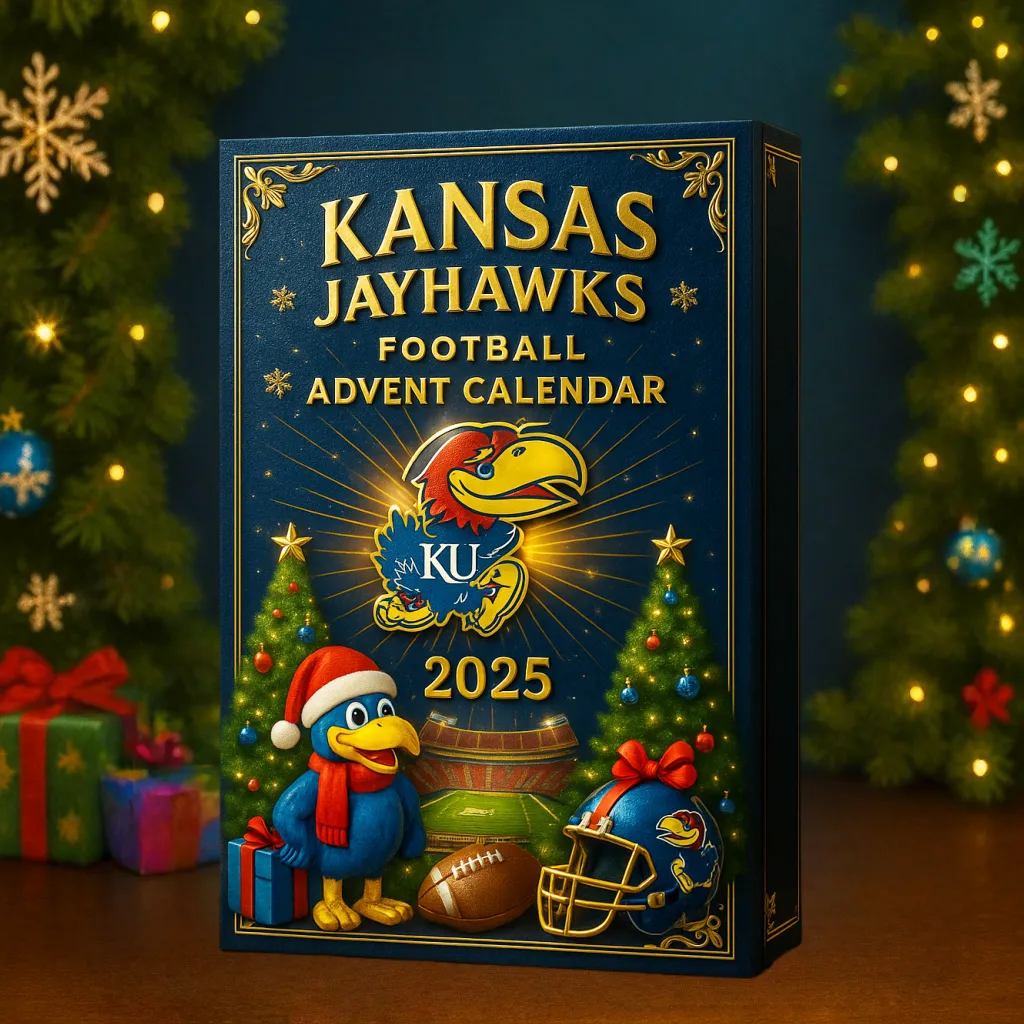 Kansas Jayhawks Advent Calendar -2D Acrylic