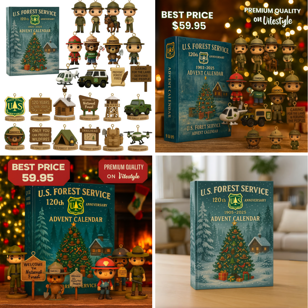 HOT US Forest Service Advent Calendar -2D Acrylic