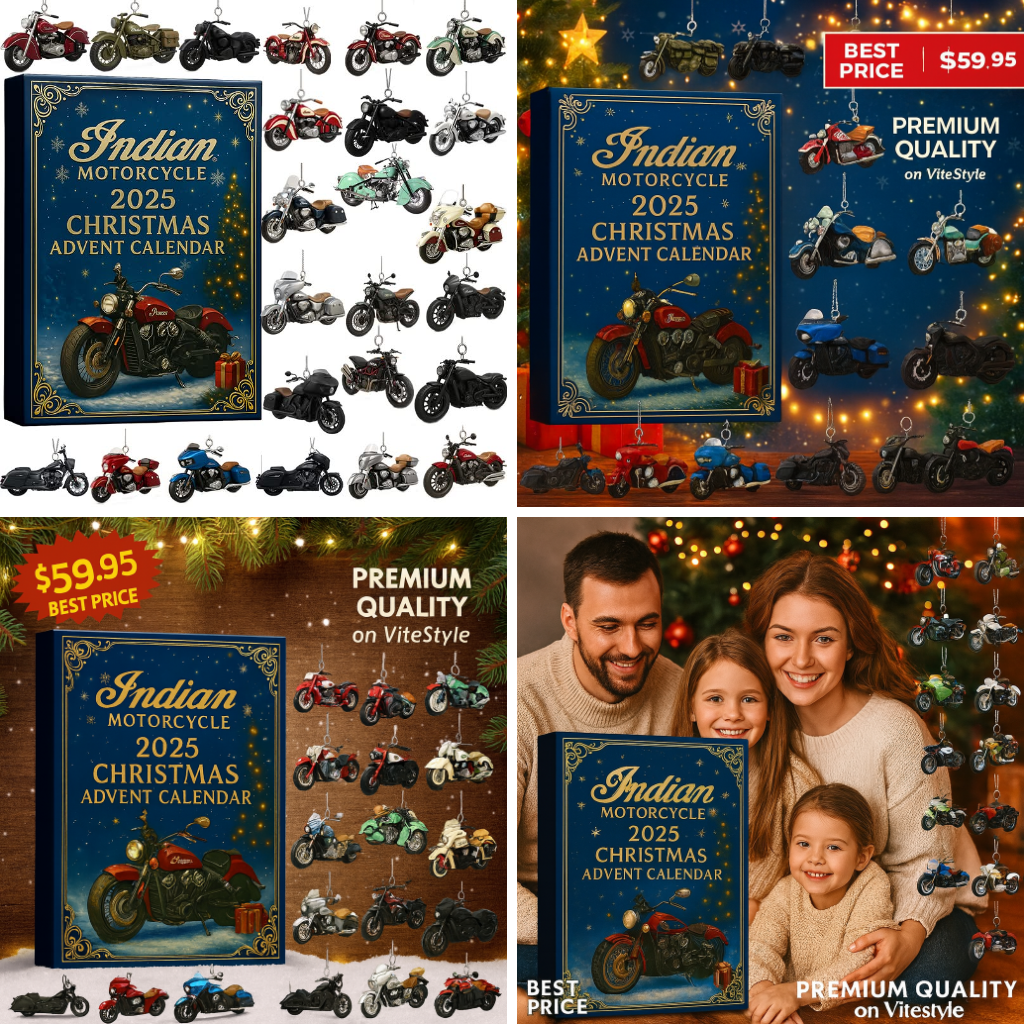 Indian Motorcycles Advent Calendar -2D Acrylic