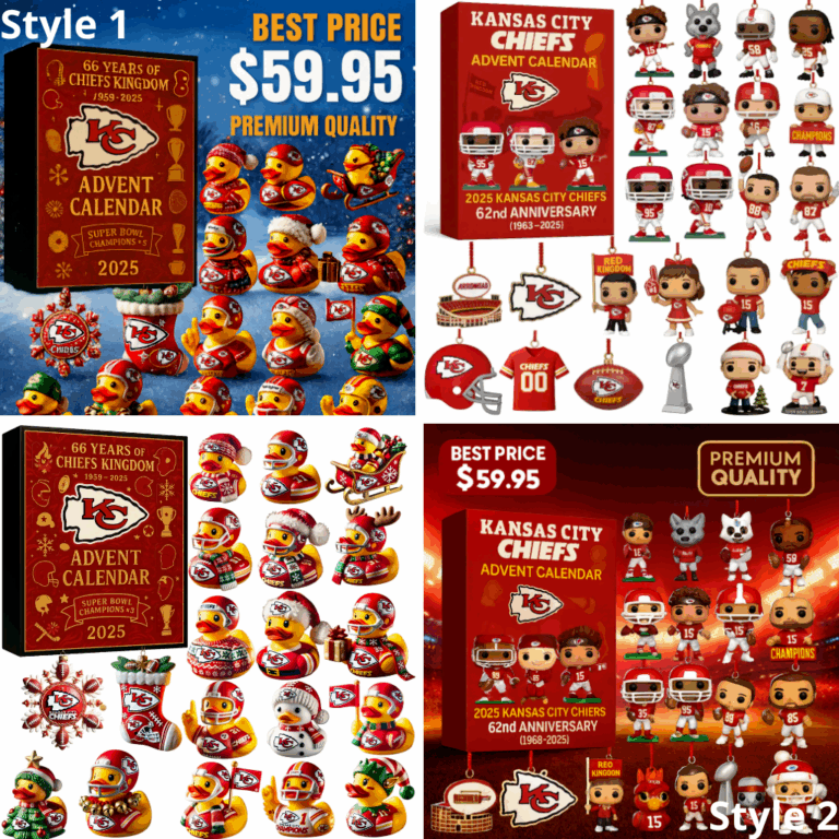 HOT Kansas City Chiefs Advent Calendar -2D Acrylic