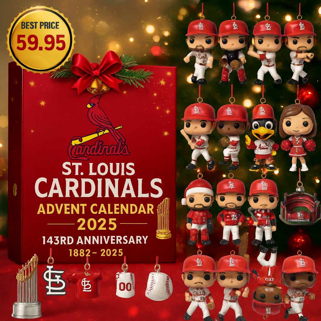 HOT St. Louis Cardinals Advent Calendar -2D Acrylic