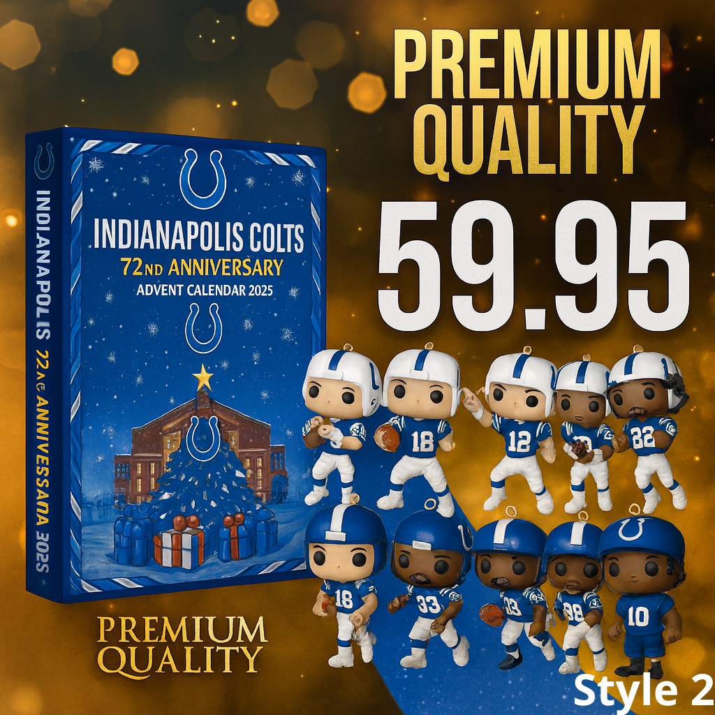 HOT Indianapolis Colts Advent Calendar -2D Acrylic