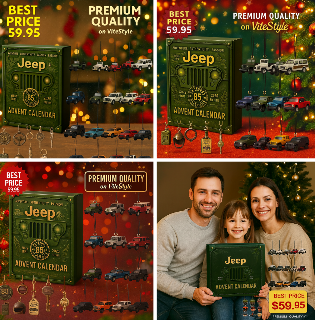 HOT Jeep 85th Anniversary Advent Calendar -2D Acrylic