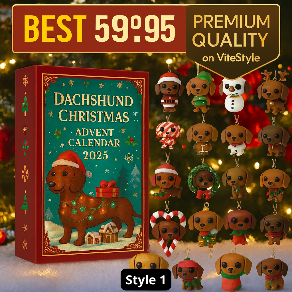 HOT Hot Dachshund Advent Calendar -2D Acrylic