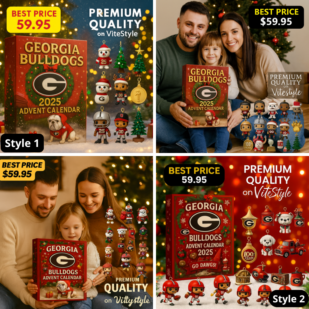 HOT Georgia Bulldogs Advent Calendar -2D Acrylic