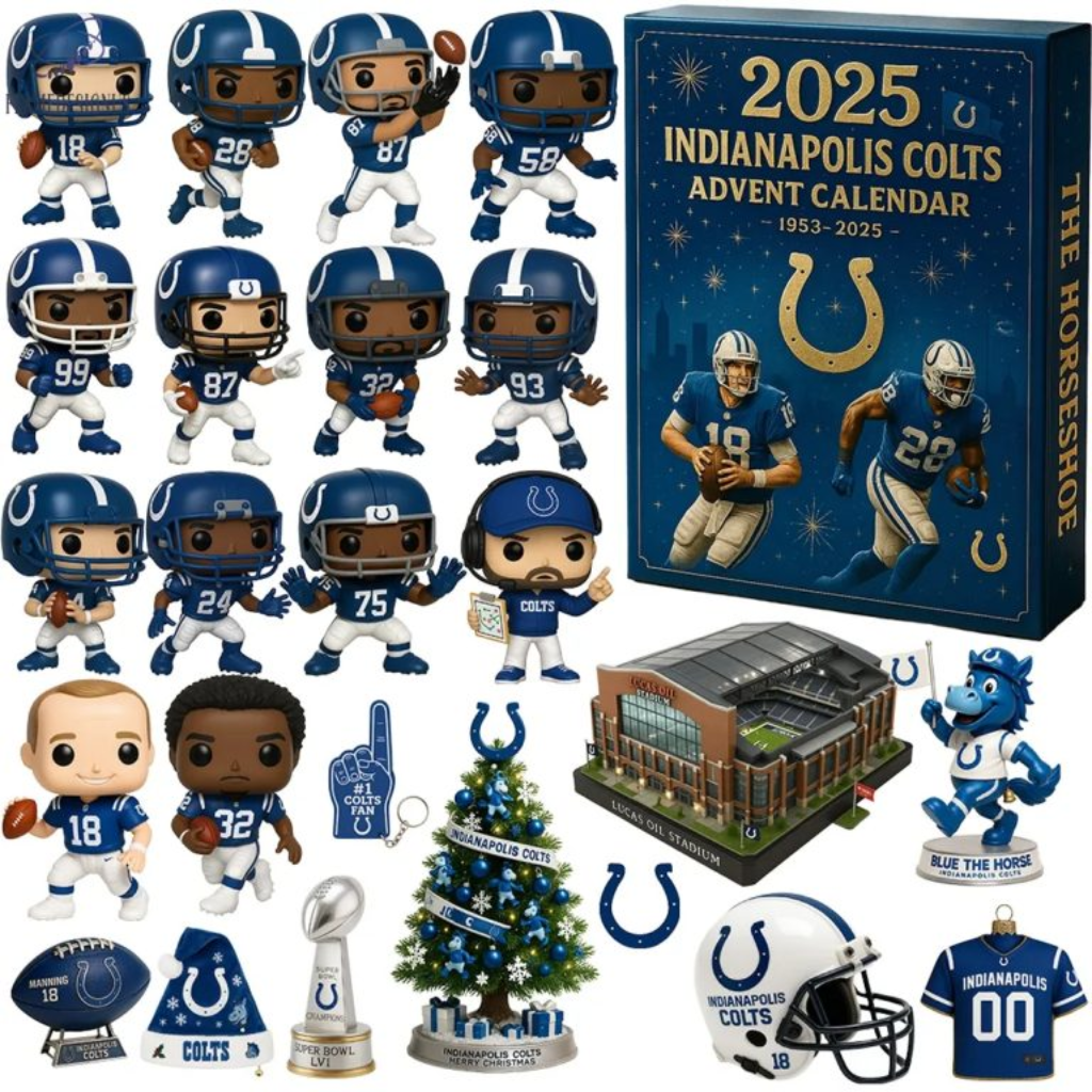 HOT Indianapolis Colts Advent Calendar -2D Acrylic