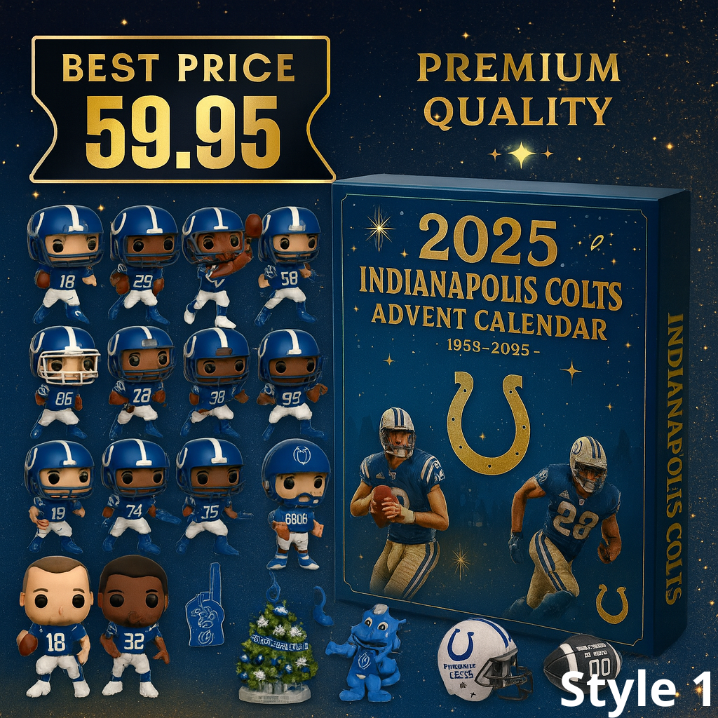 HOT Indianapolis Colts Advent Calendar -2D Acrylic