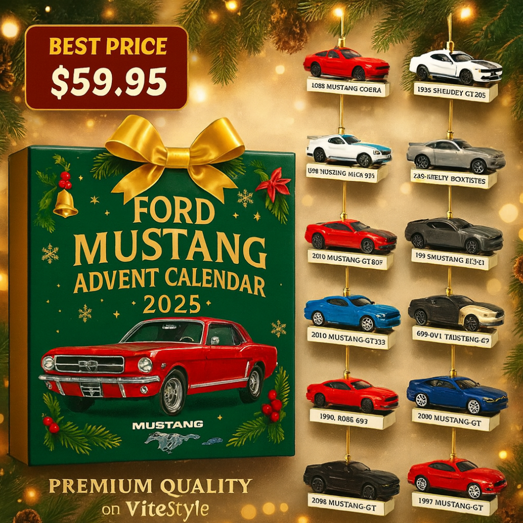 HOT Ford Mustang Advent Calendar -2D Acrylic
