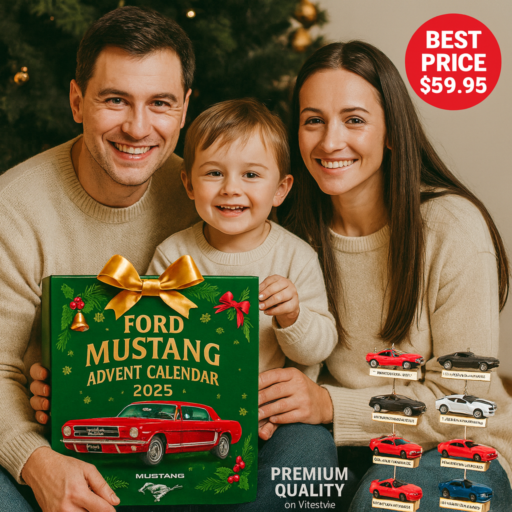 HOT Ford Mustang Advent Calendar -2D Acrylic