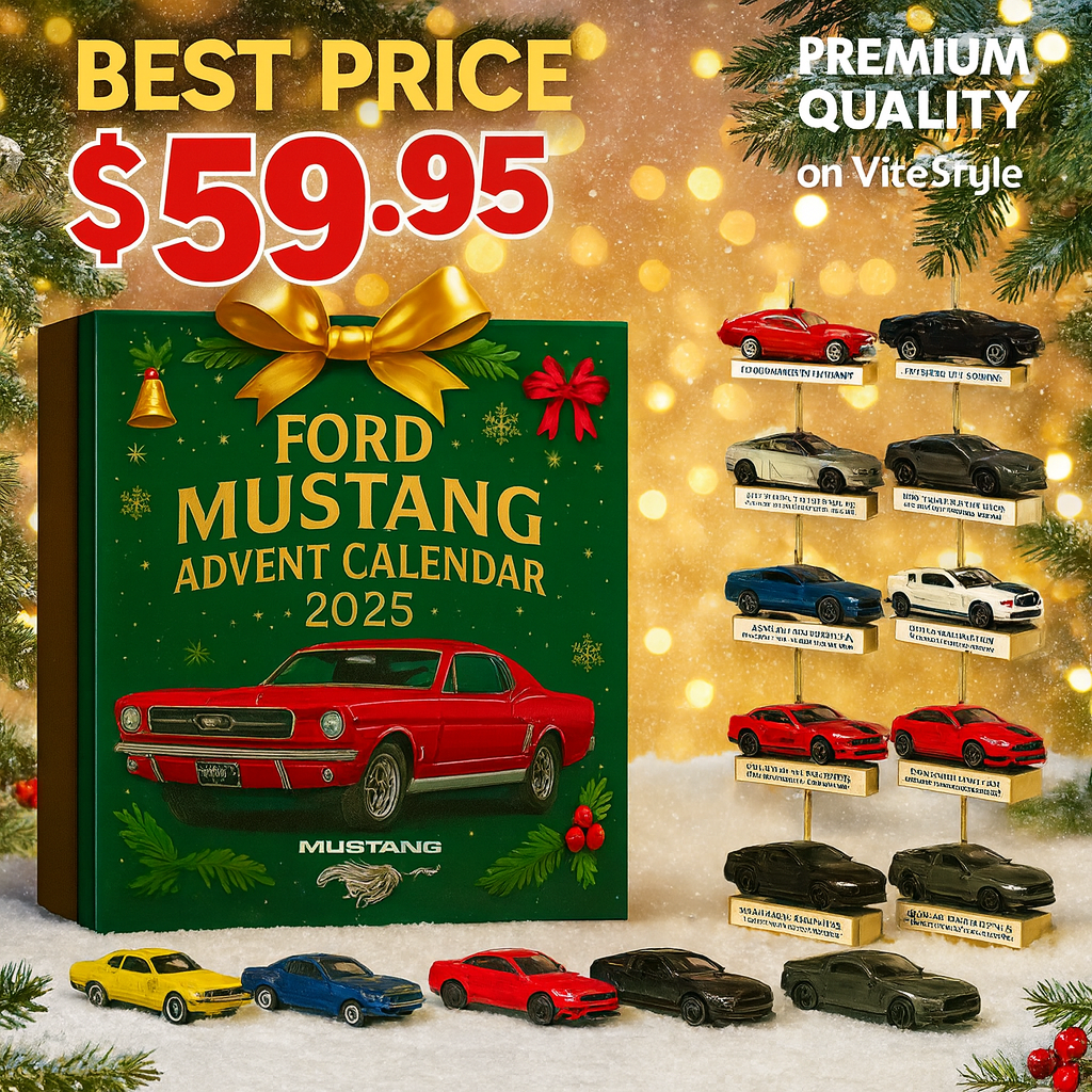 HOT Ford Mustang Advent Calendar -2D Acrylic