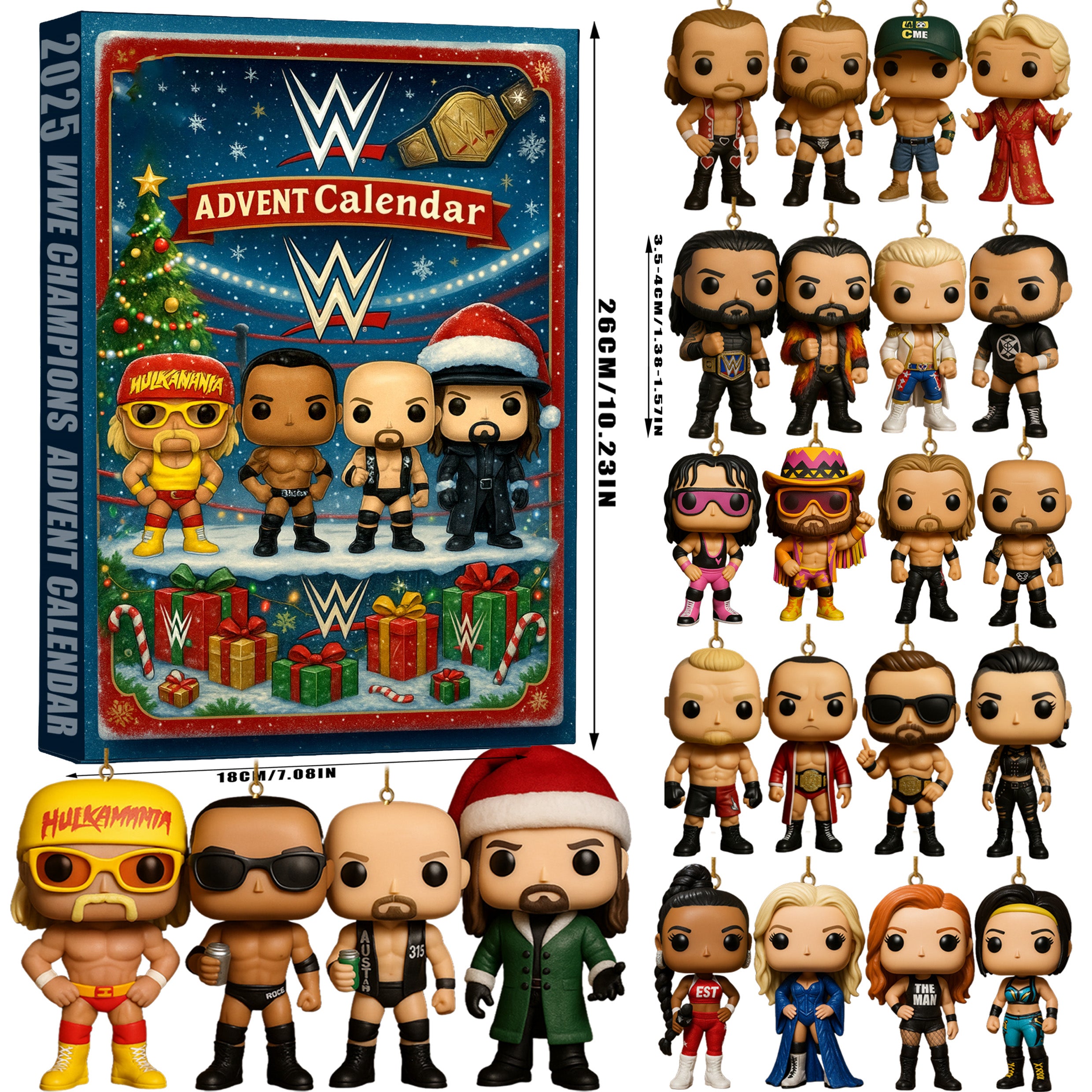 WWE Champions Advent Calendar 2025 -2D Acrylic