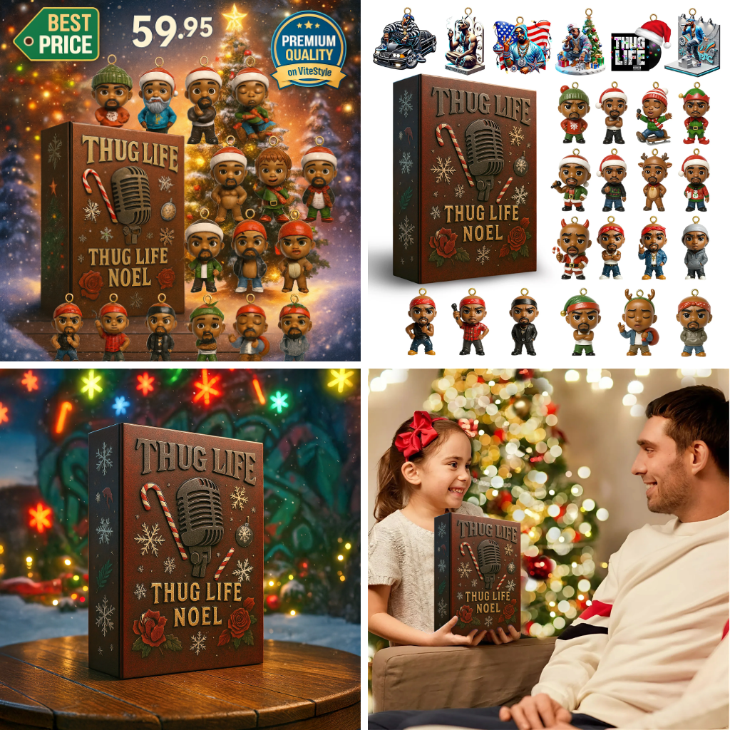 Tupac Thug Life Advent Calendar -2D Acrylic