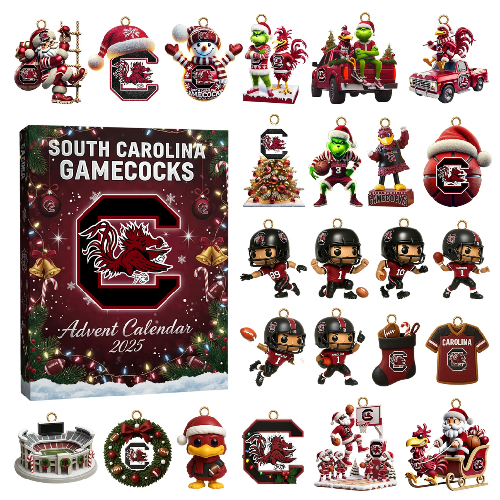 South Carolina Gamecocks Advent Calendar -2D Acrylic