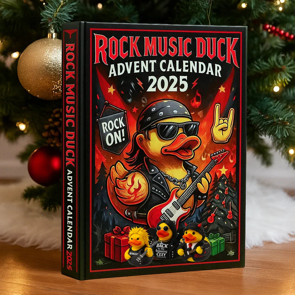 Rock Rubber Duck Advent Calendar 2025 -2D Acrylic