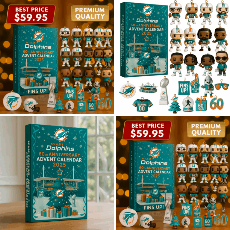NEW Miami Dolphins Advent Calendar -2D Acrylic