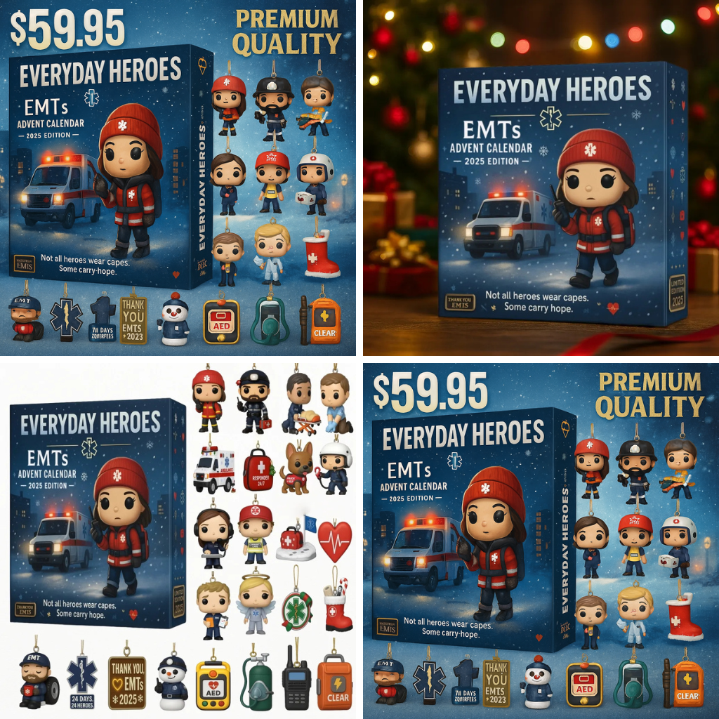 Everyday Heroes Advent Calendar 2025 -2D Acrylic