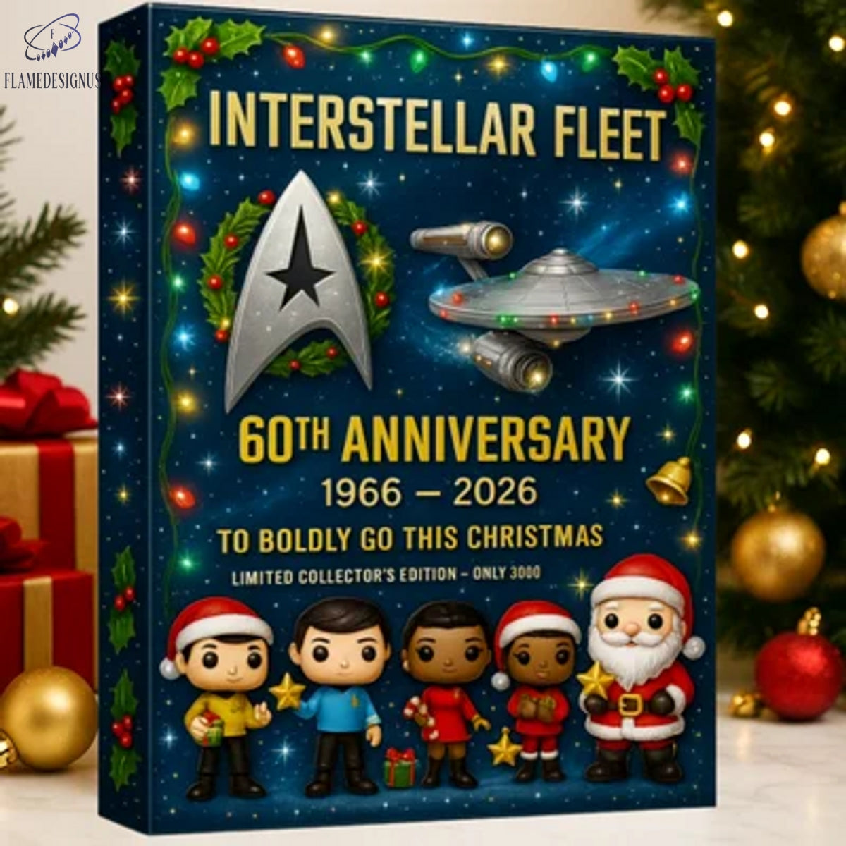 The Final Frontier 60th Anniversary Advent Calendar -2D Acrylic