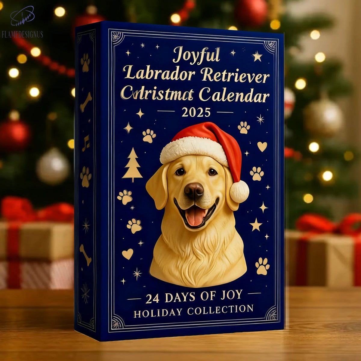 The Fun Labrador Advent Calendar 2025 -2D Acrylic