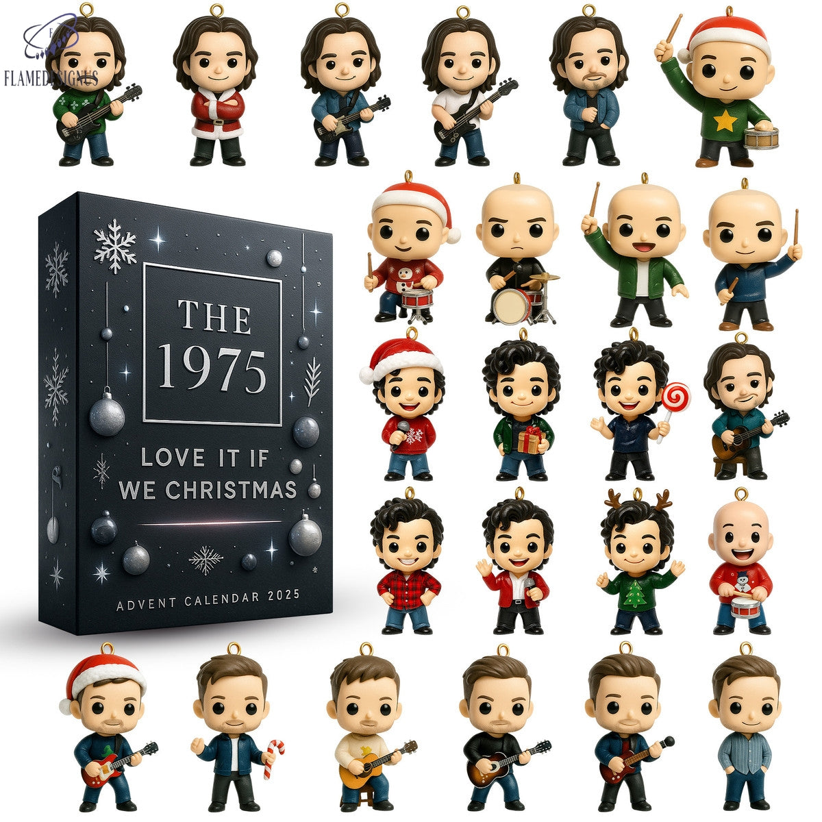 The 1975 Love It If We Christmas Advent Calendar 2025 -2D Acrylic