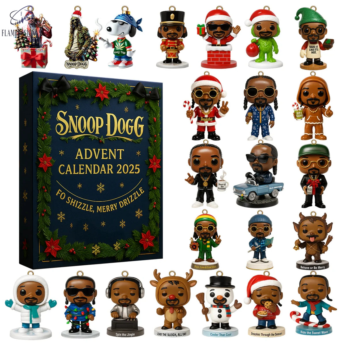 Snoop Dogg Fo Shizzle 2025 Advent Calendar -2D Acrylic