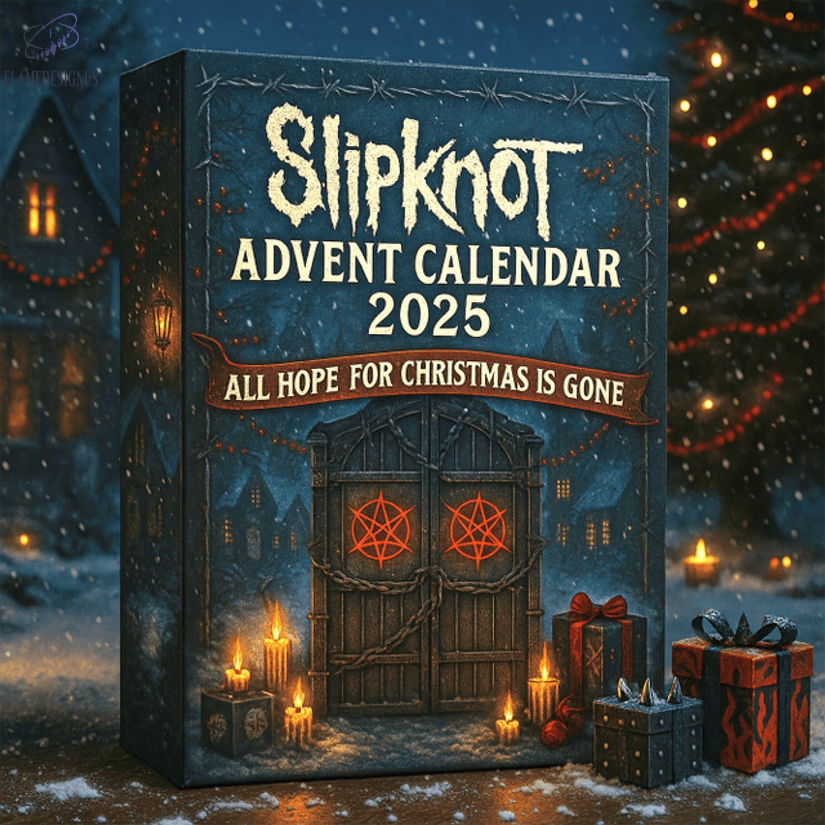 Slipknot Advent Calendar All Hope For Christmas Is Gone -2D Acrylic