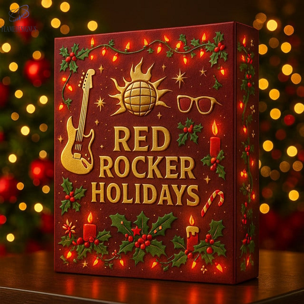 Sammy Hagar Red Rocker Holidays 2025 Advent Calendar -2D Acrylic