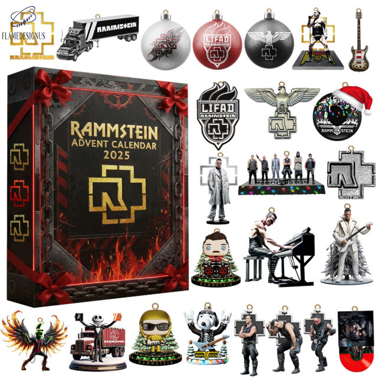 Rammstein Advent Calendar 2025 -2D Acrylic