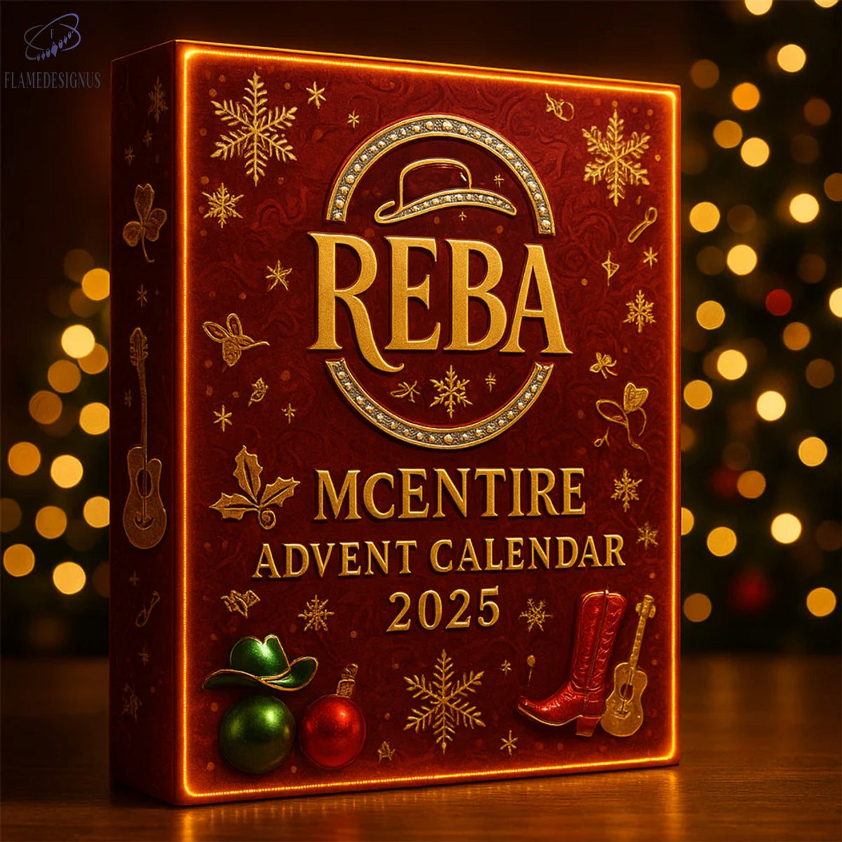 Reba McEntire Advent Calendar 2025 -2D Acrylic