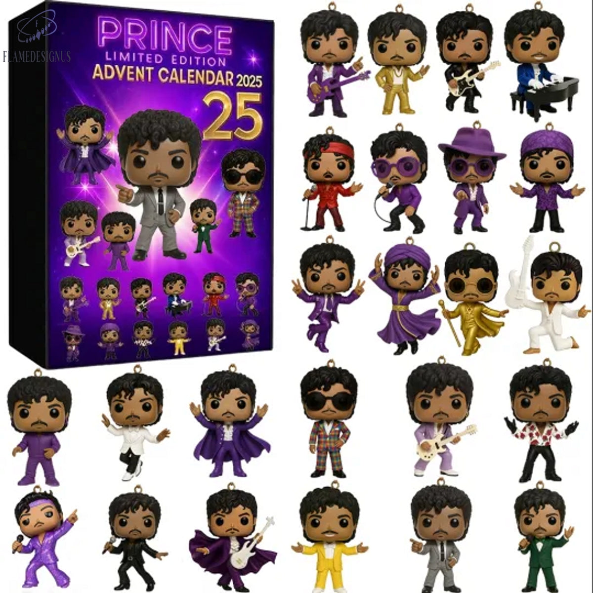 Prince 2025 Advent Calendar -2D Acrylic