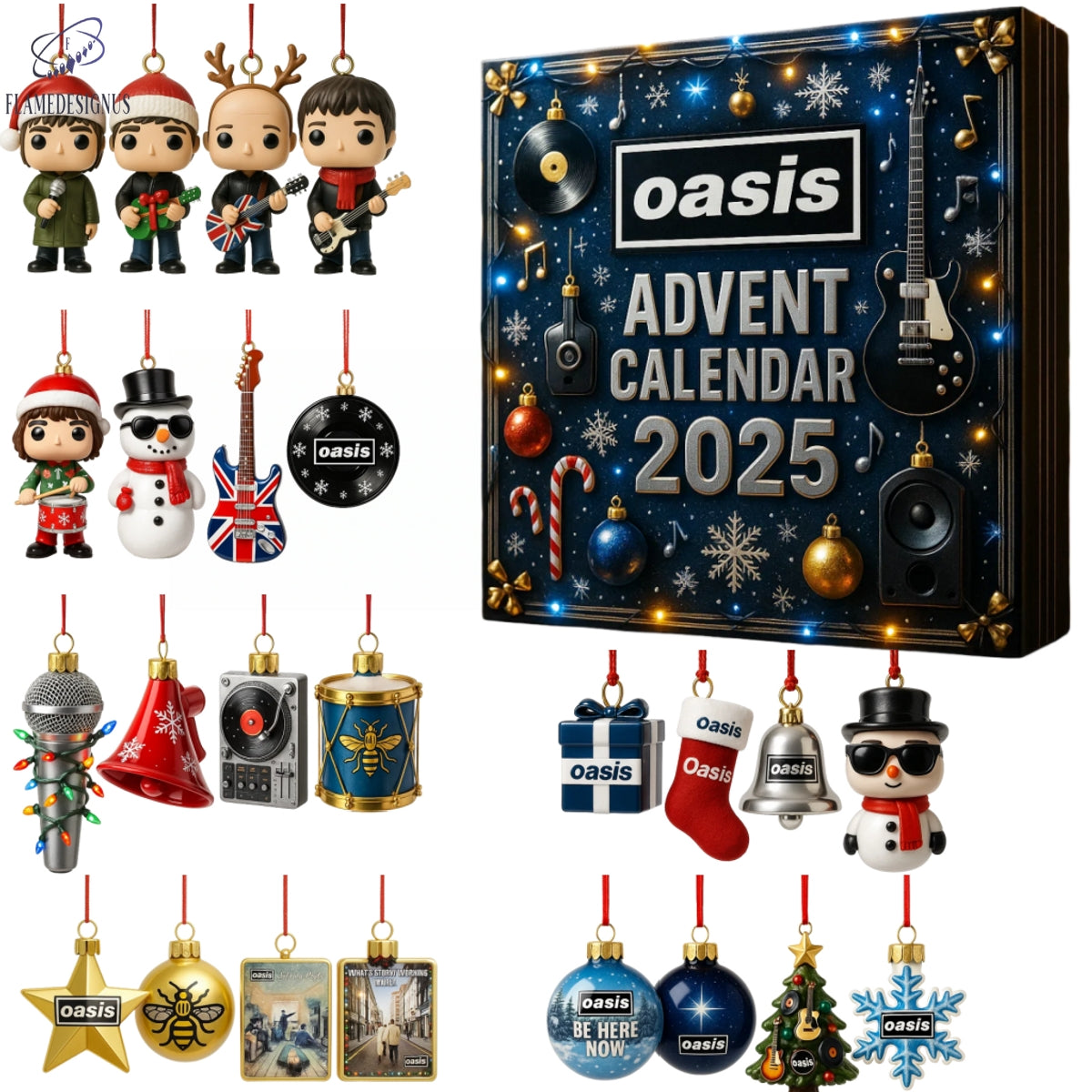 Oasis Advent Calendar 2025 -2D Acrylic