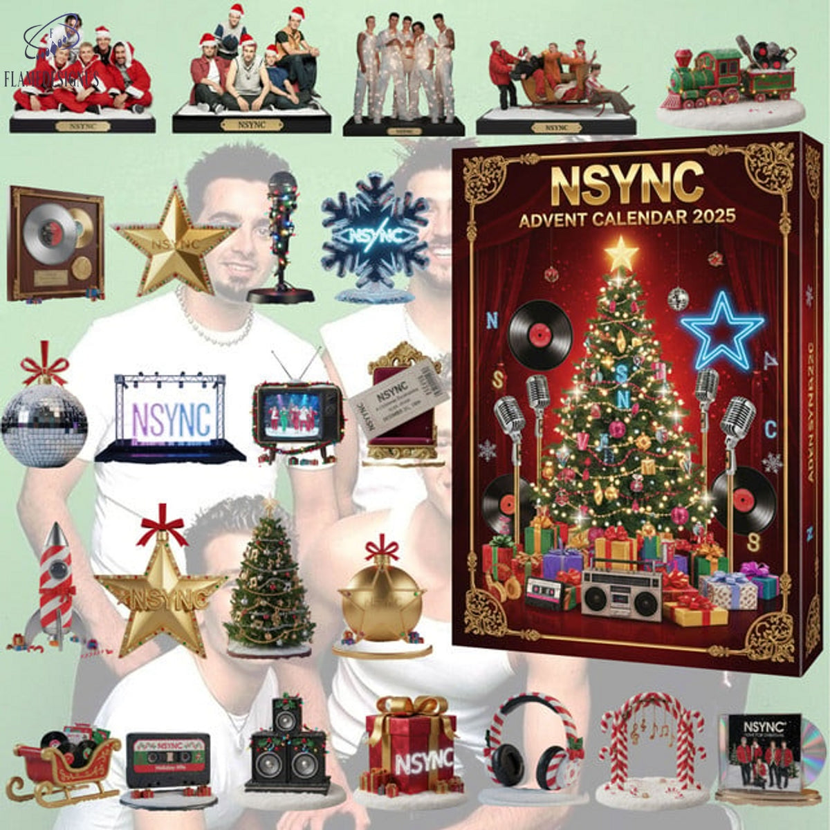 NSYNC Advent Calendar 2025 -2D Acrylic