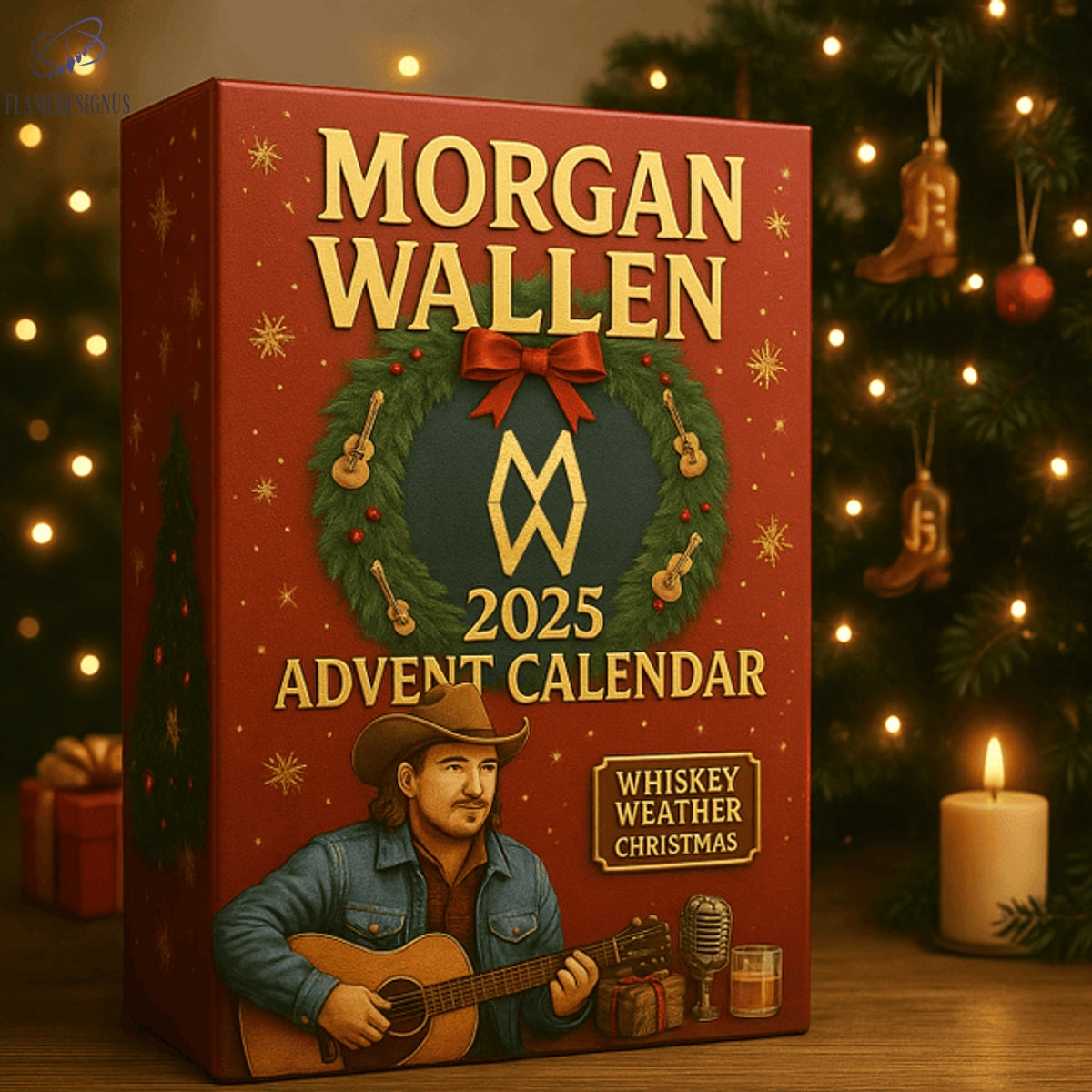 Morgan Wallen 2025 Advent Calendar -2D Acrylic