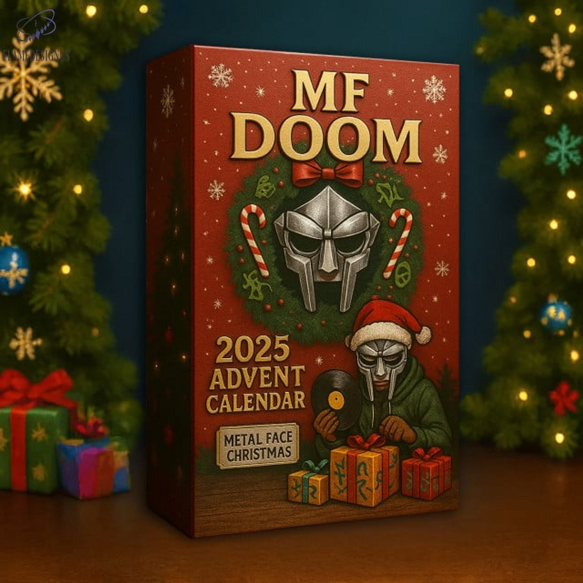 MF Doom 2025 Advent Calendar -2D Acrylic