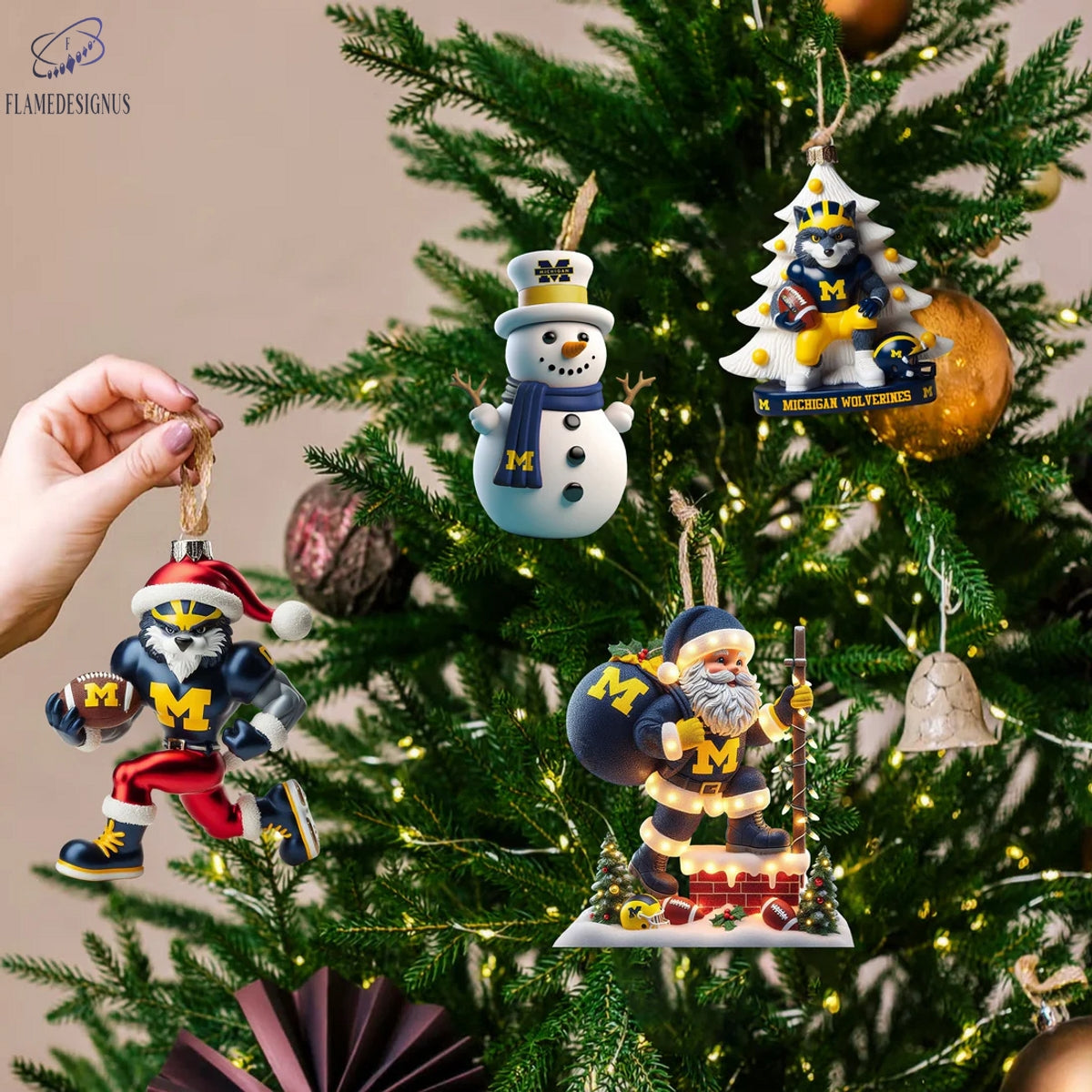 Michigan Wolverines Football 2025 Advent Calendar -2D Acrylic