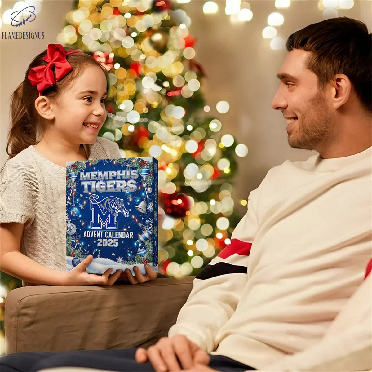 Memphis Tigers Advent Calendar 2025 -2D Acrylic