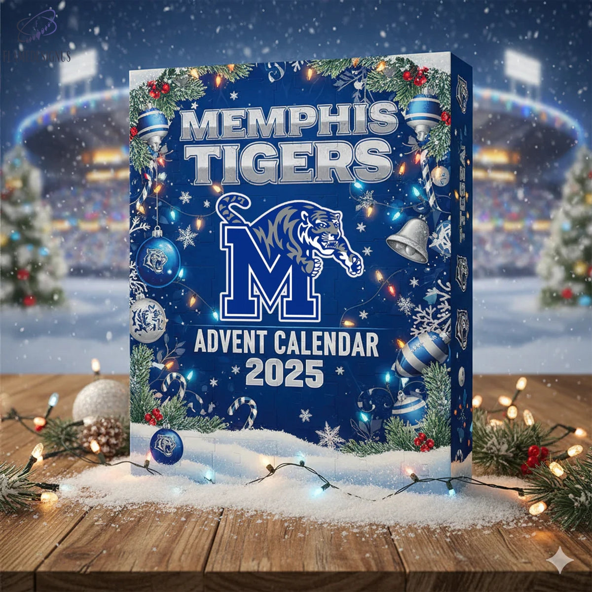 Memphis Tigers Advent Calendar 2025 -2D Acrylic