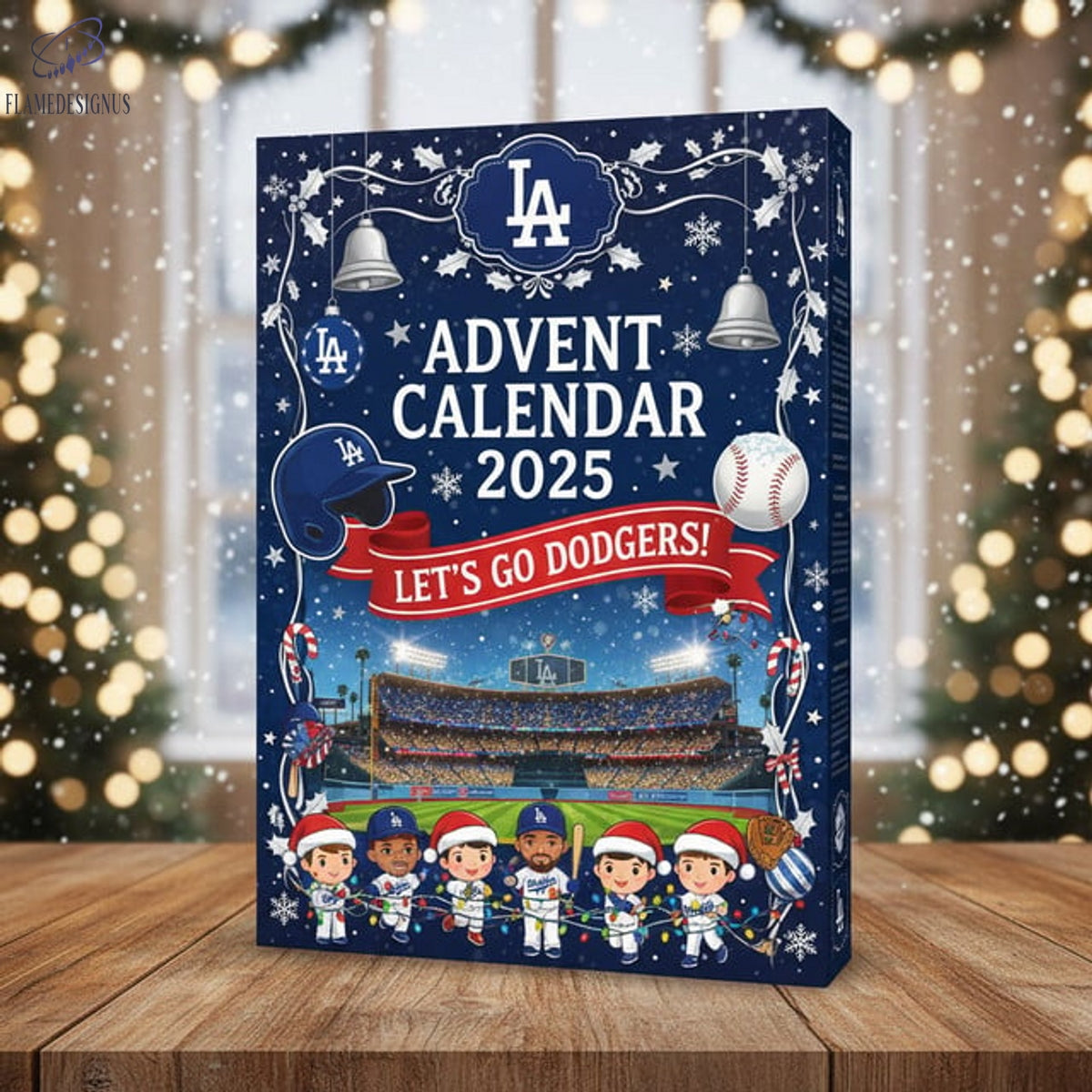 Los Angeles Dodgers Lets Go Dodgers Advent Calendar 2025 -2D Acrylic