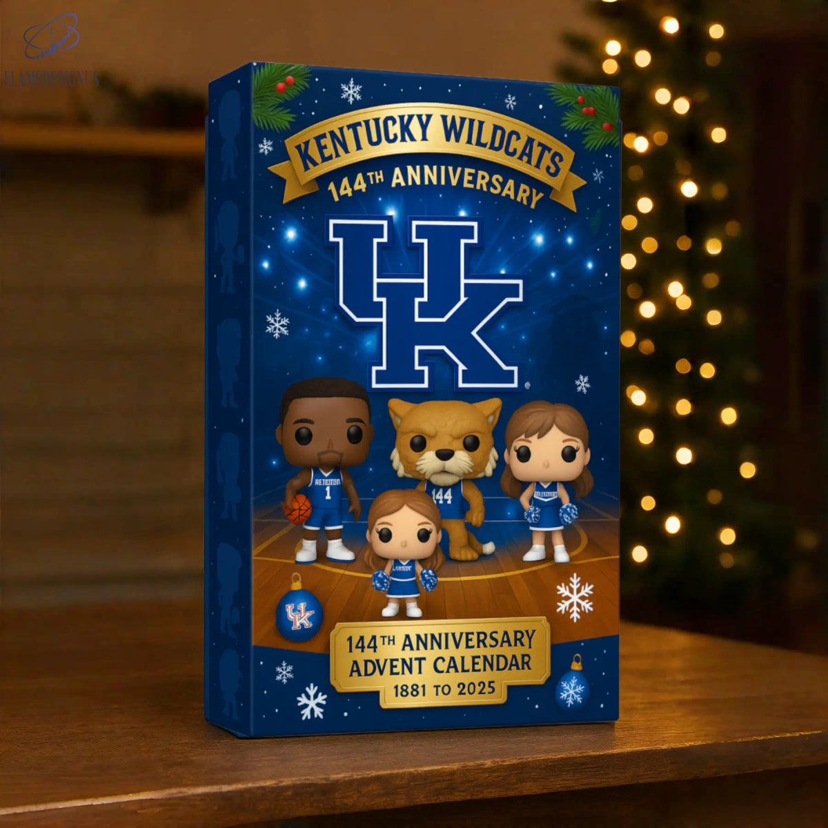Kentucky Wildcats 144th Anniversary 2025 Advent Calendar -2D Acrylic
