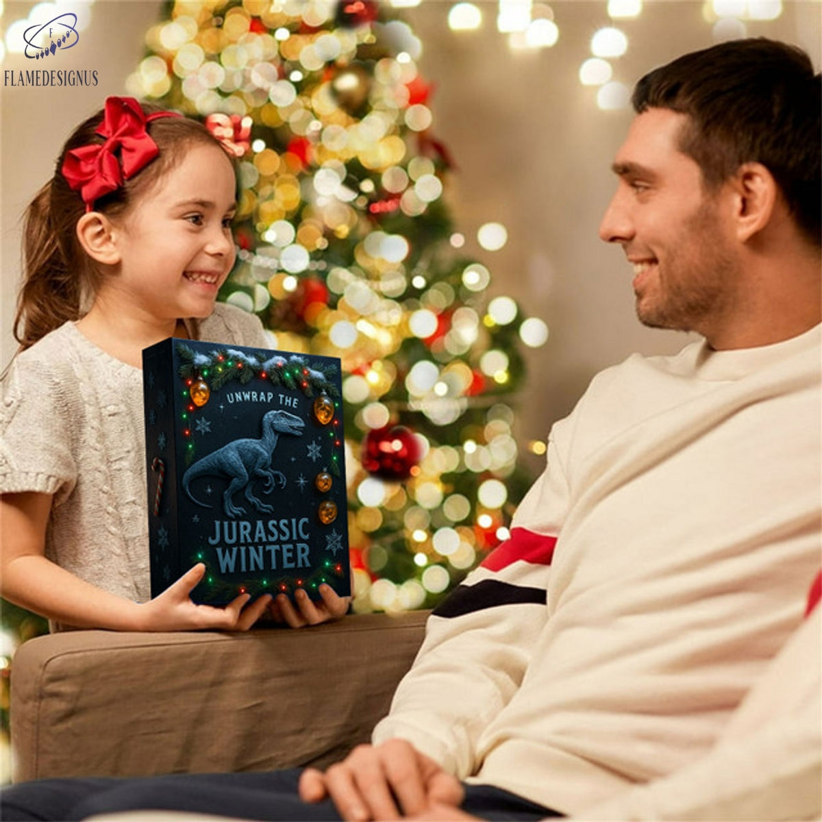 Jurassic Winter 2025 Advent Calendar -2D Acrylic