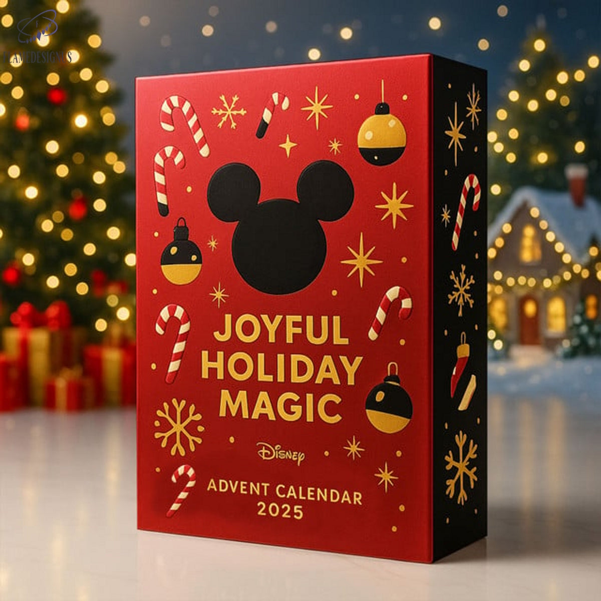 Joyful Holiday Magic Advent Calendar 2025 -2D Acrylic
