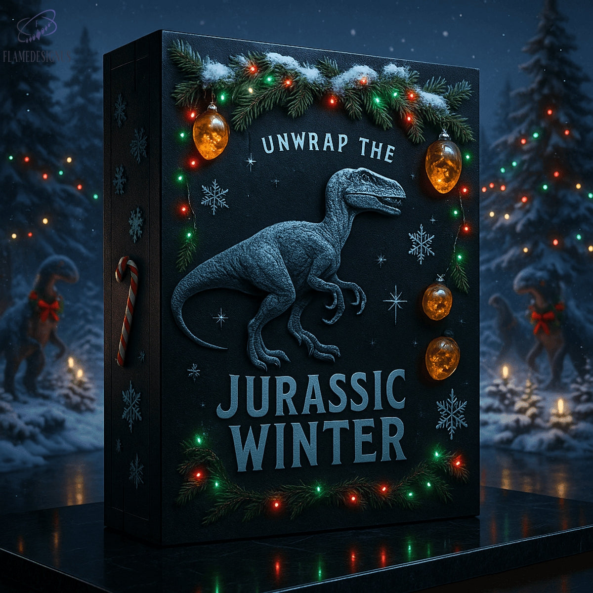 Jurassic Winter 2025 Advent Calendar -2D Acrylic