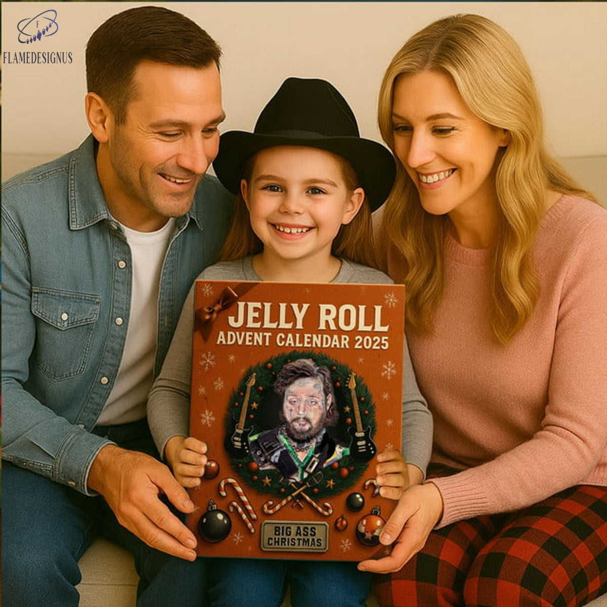 Jelly Roll 2025 Advent Calendar -2D Acrylic