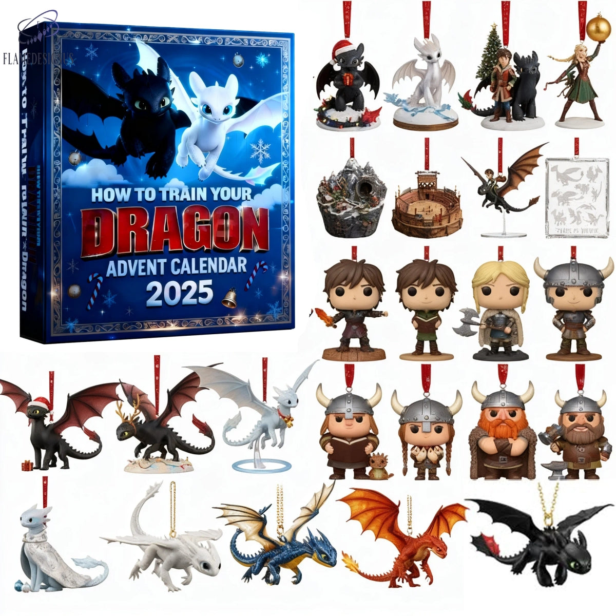 How To Train Your Dragon Advent Calendar 2025 -2D Acrylic