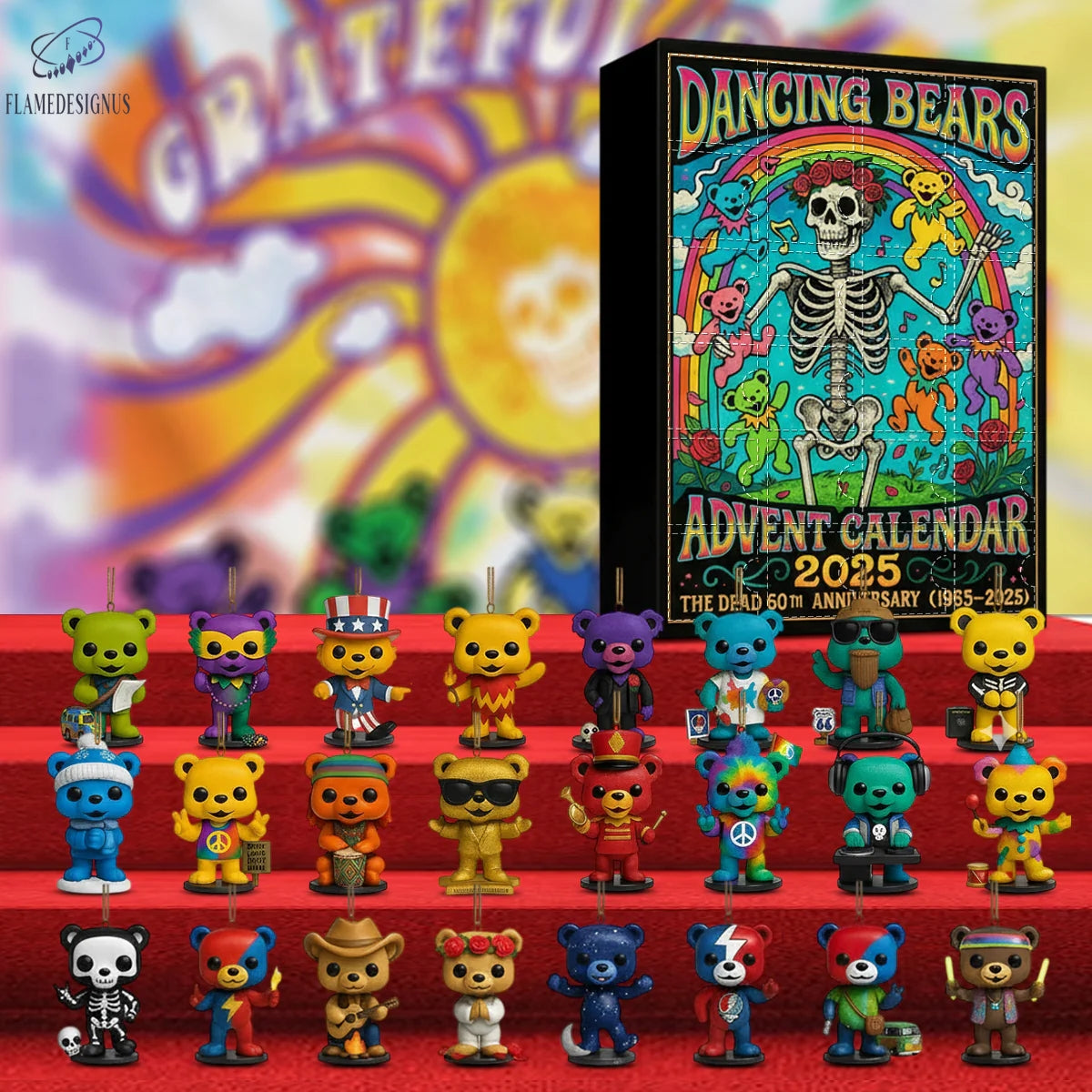 Grateful Dead 60th Anniversary Advent Calendar -2D Acrylic