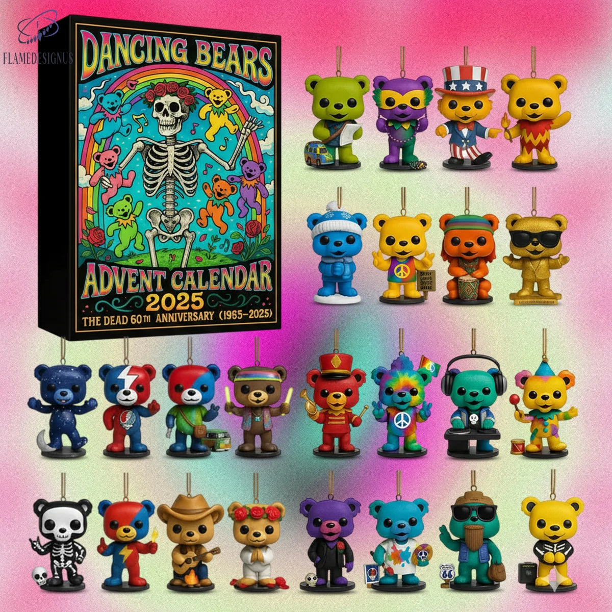 Grateful Dead 60th Anniversary Advent Calendar -2D Acrylic