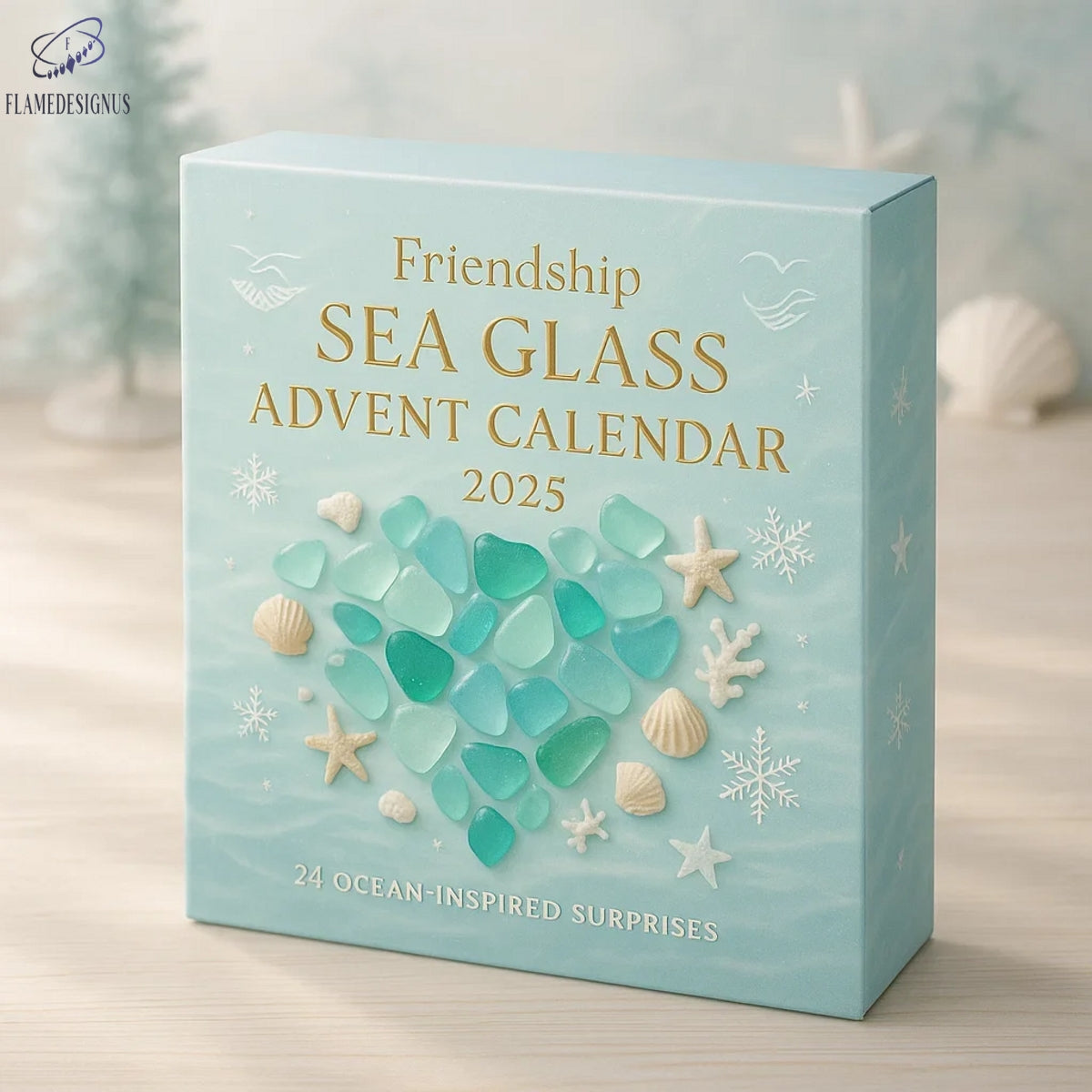 Friendship Sea Glass Advent Calendar 2025 -2D Acrylic