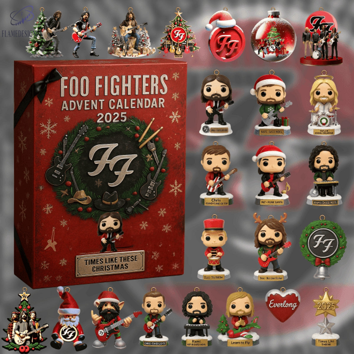 Foo Fighters 2025 Advent Calendar -2D Acrylic