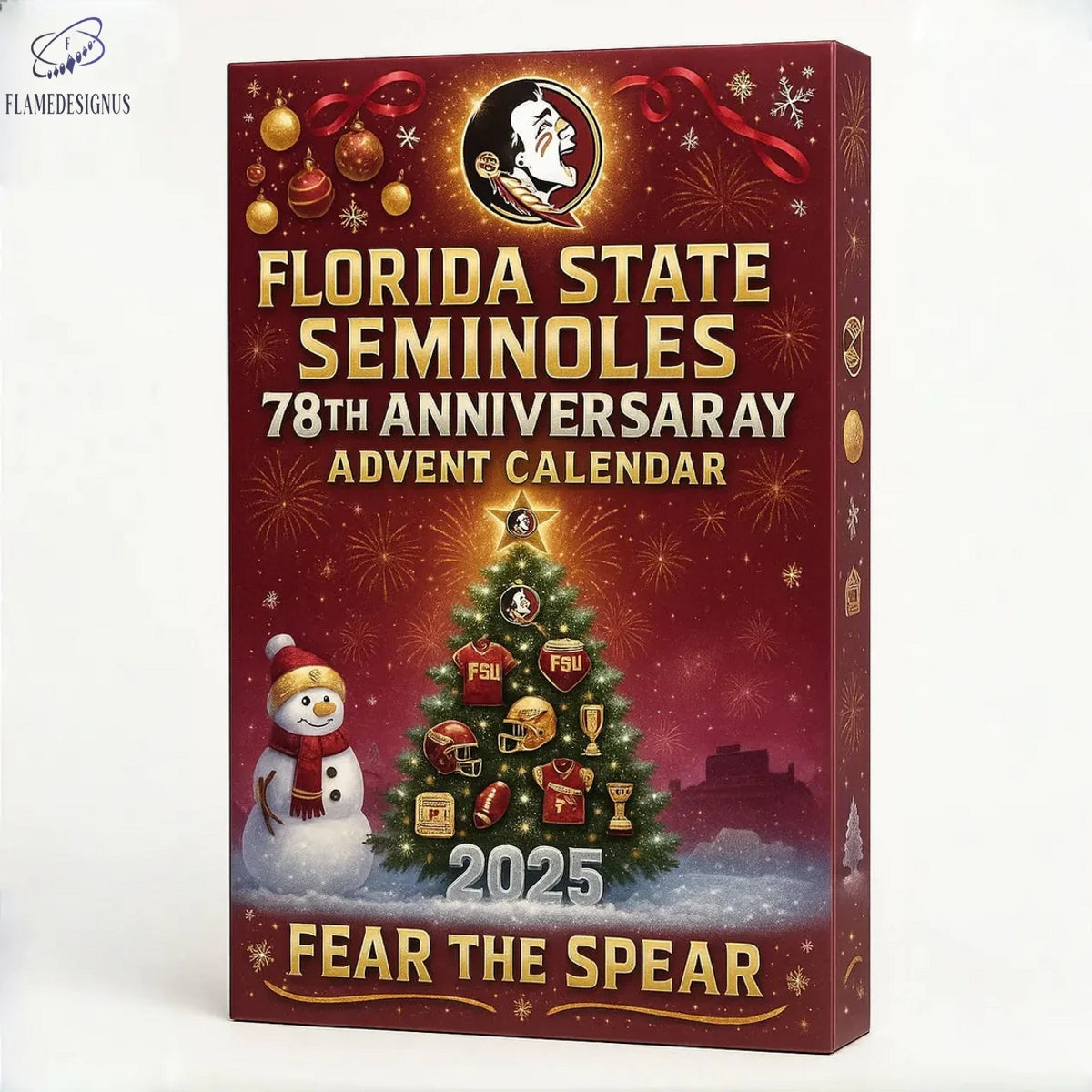 Florida State Seminoles 78th Anniversary 2025 Advent Calendar -2D Acrylic