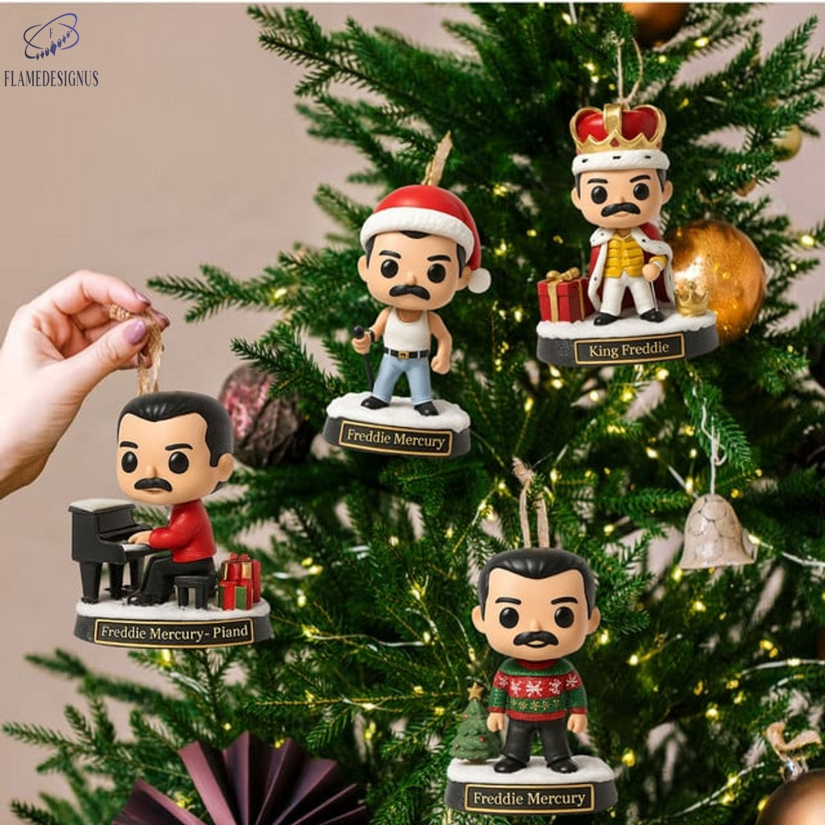 Freddie Mercury The Show Must Go On 2025 Advent Calendar -2D Acrylic